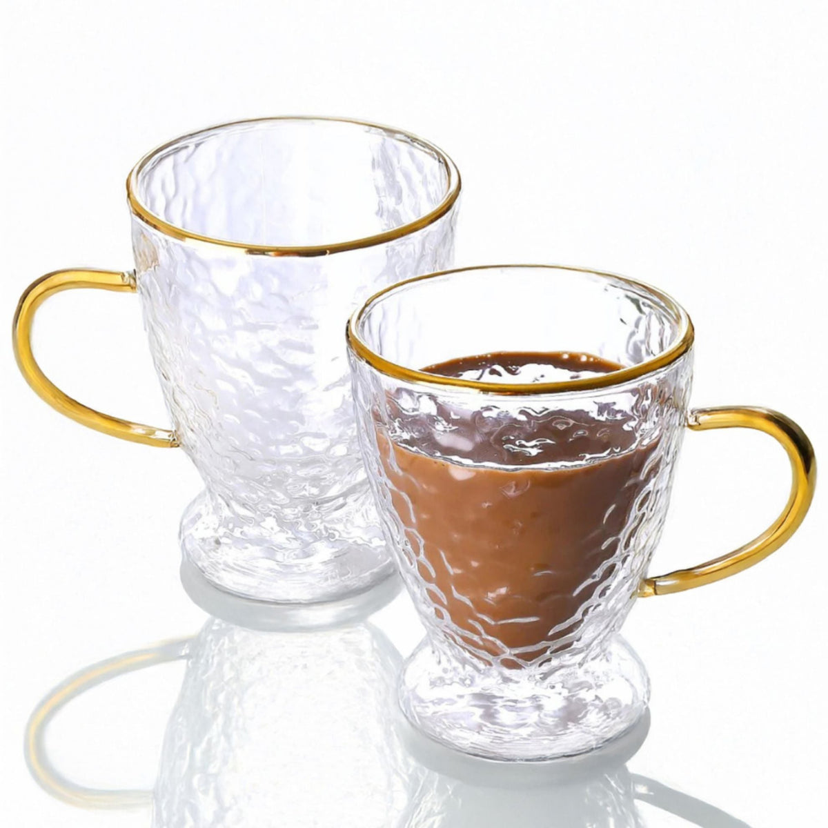 Hammered Double Wall Glasses