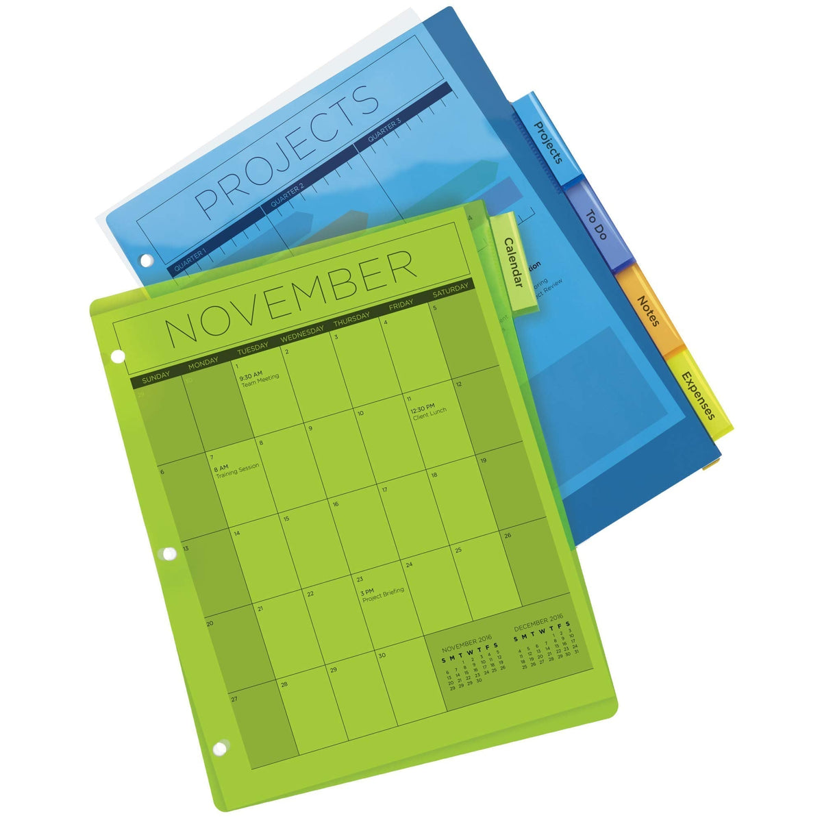 Avery 5-Tab Plastic Insertable Binder Dividers, 24 Sets (11900)