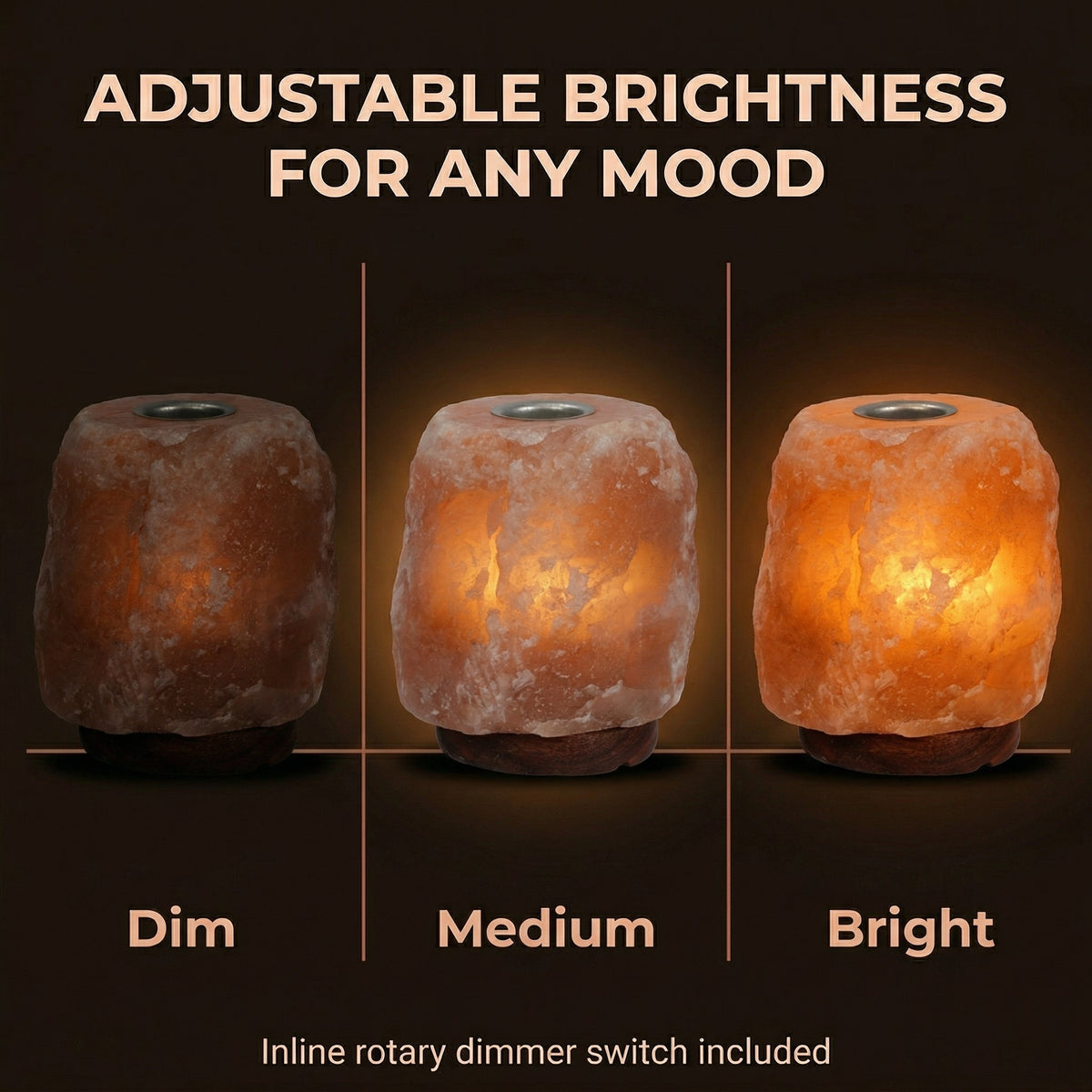 Himalayan Salt Lamp with Oil Tray