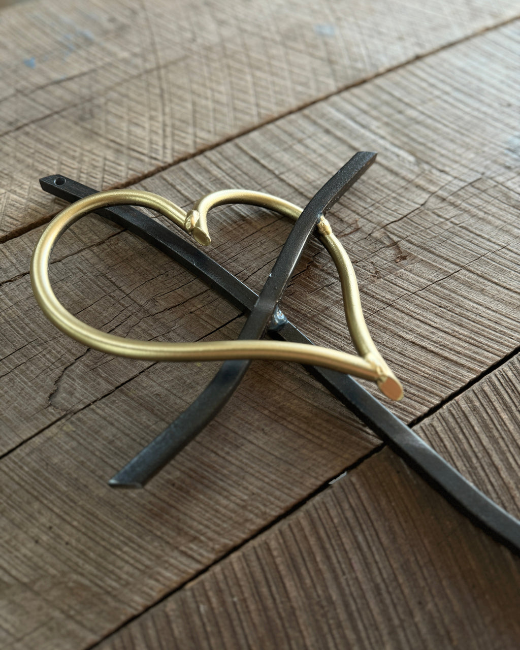 The Heart of Gold Promise Cross