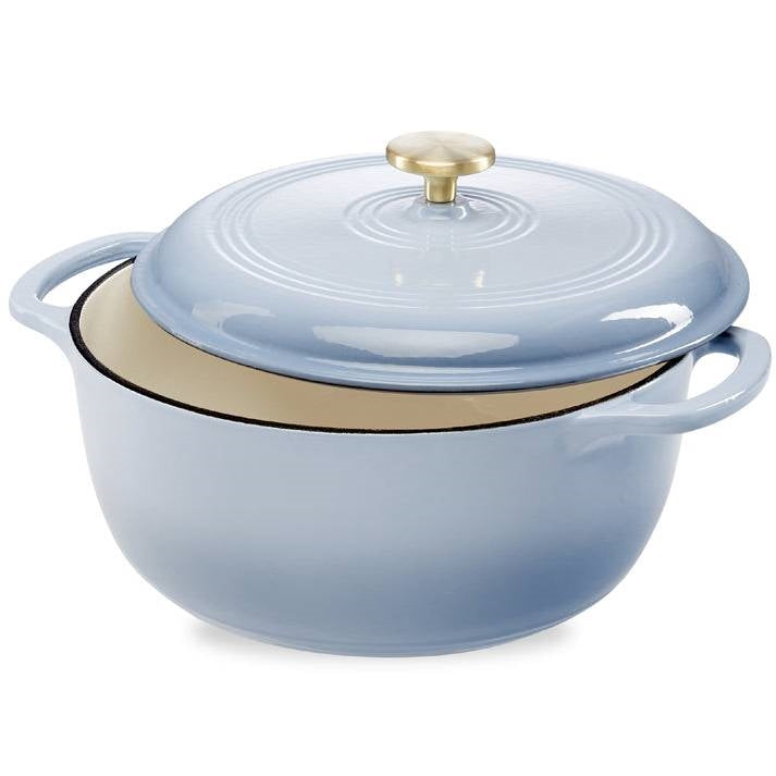 Enamel Cast Iron Dutch Oven, 6 Quart