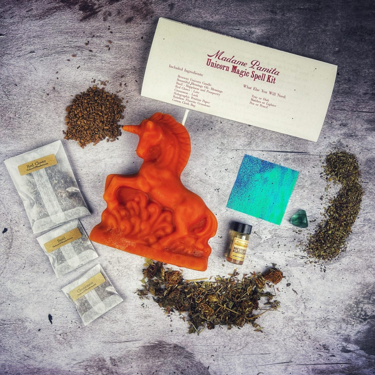 Unicorn Magic Candle Spell Kit