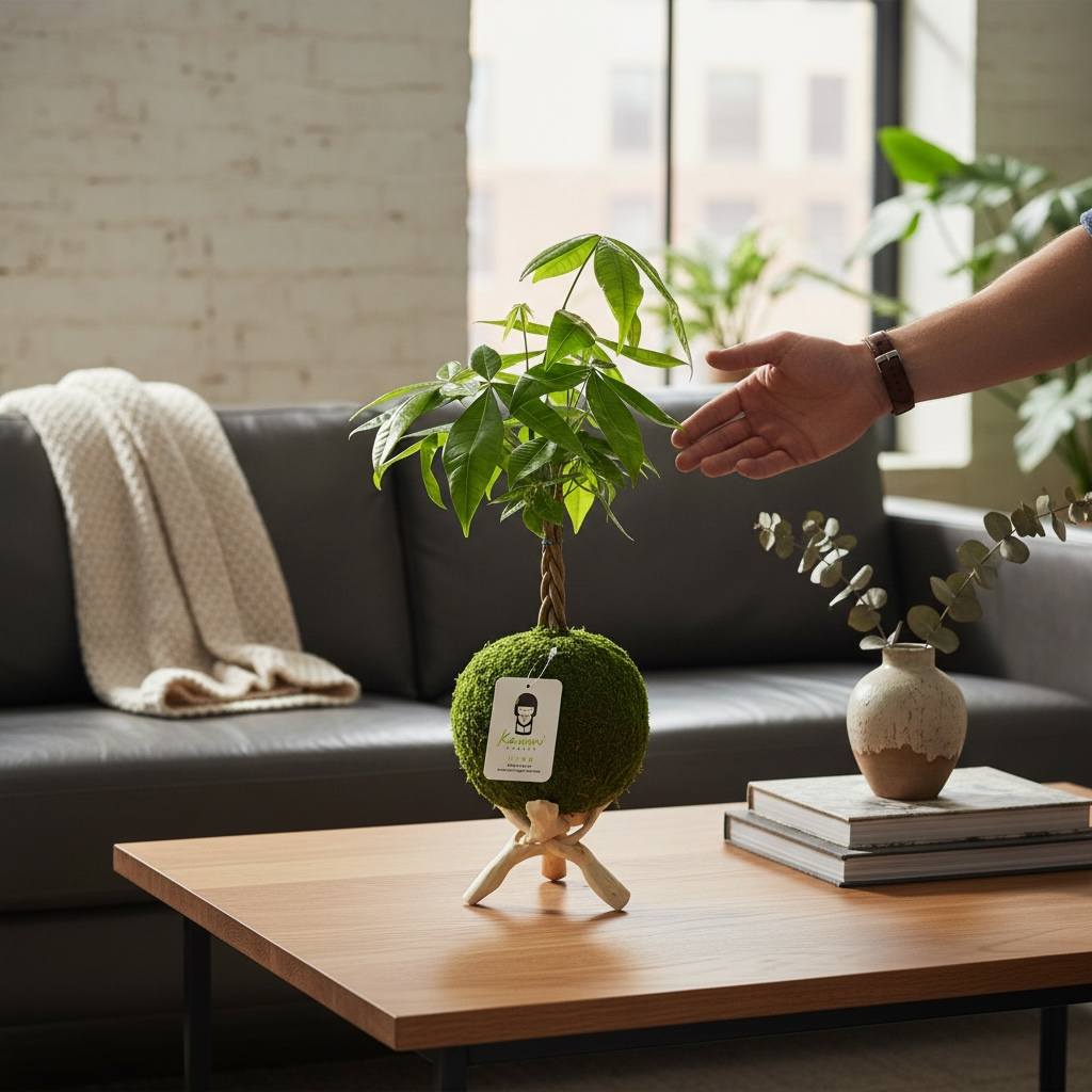 Money Tree Kokedama