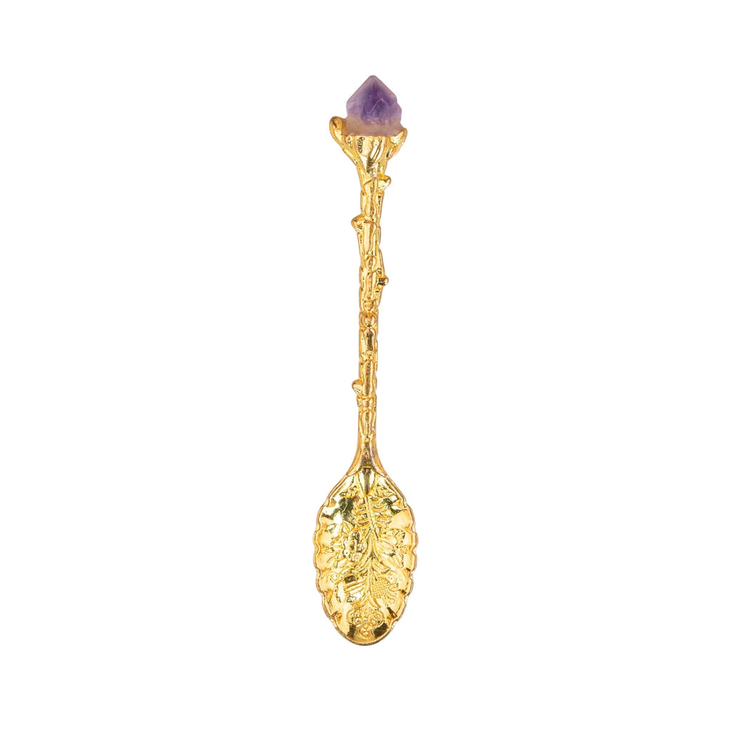 Crystal Topped Herb Spoon
