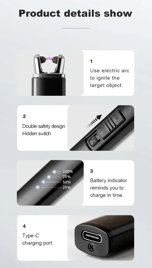 Rechargeable Flameless Lighter
