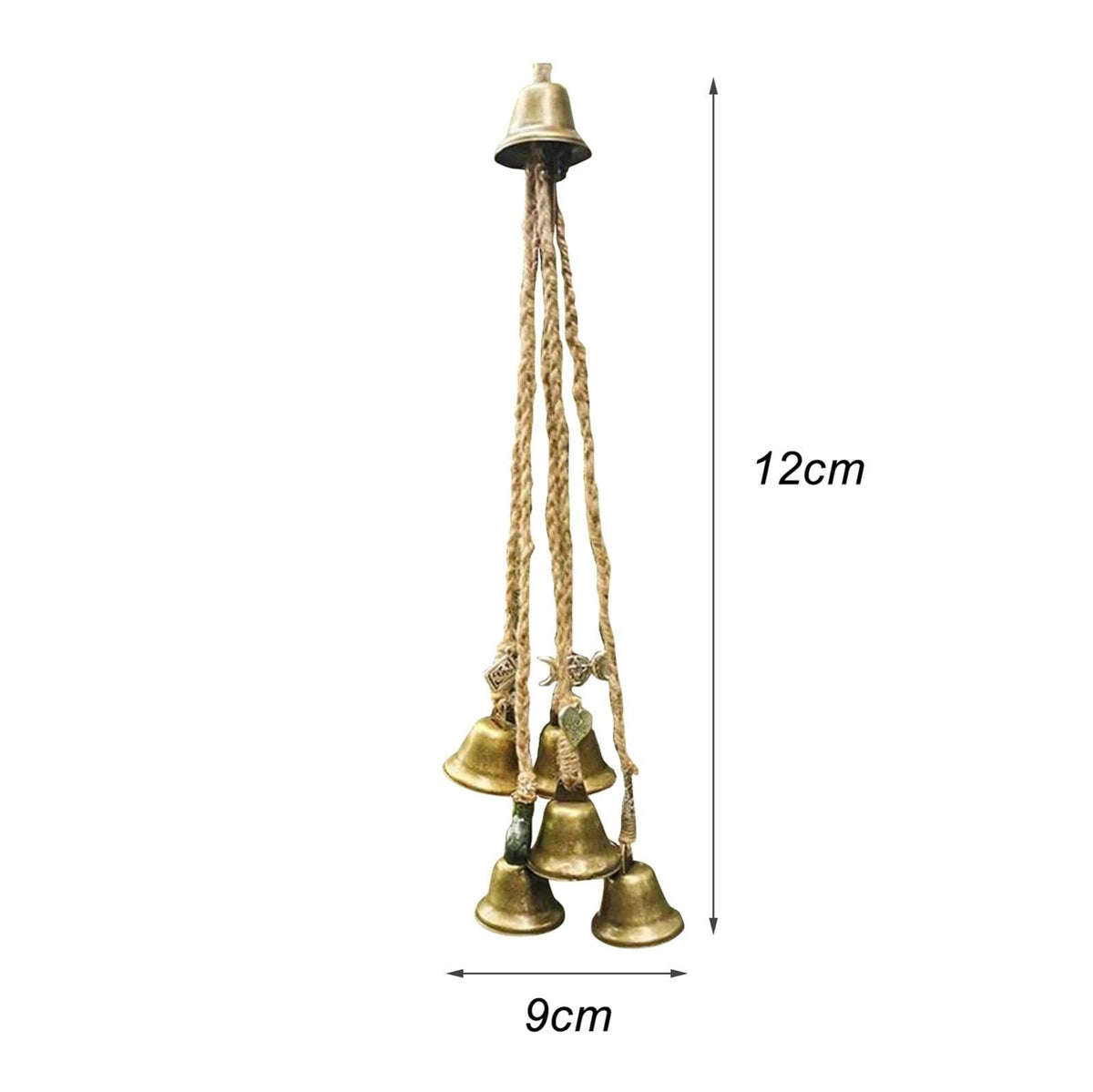 Brass Blessing Bells, Set of 6