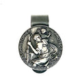 Saint Christopher Visor Clip, Round