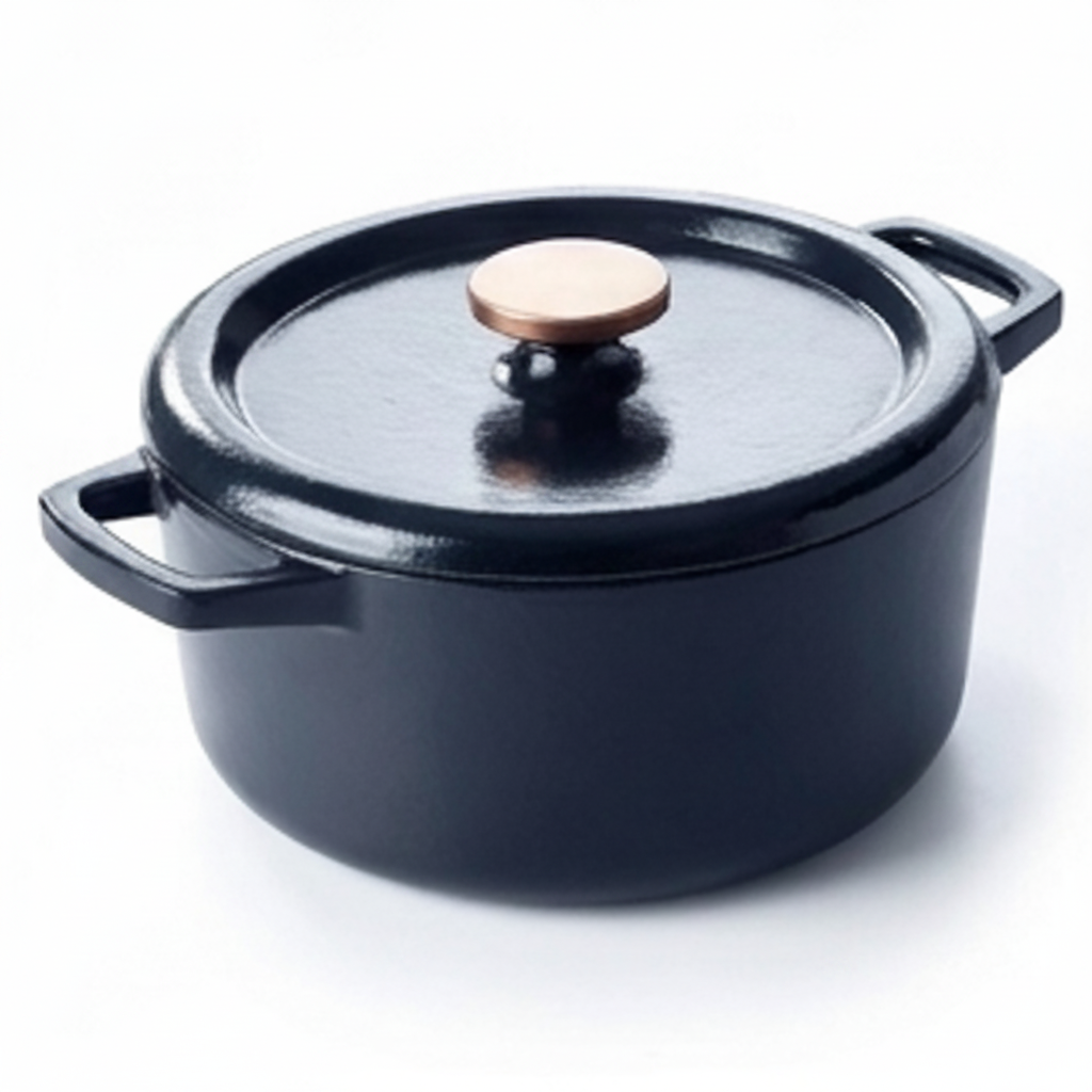 Enameled Cast Iron Dutch Oven, 5 Quart