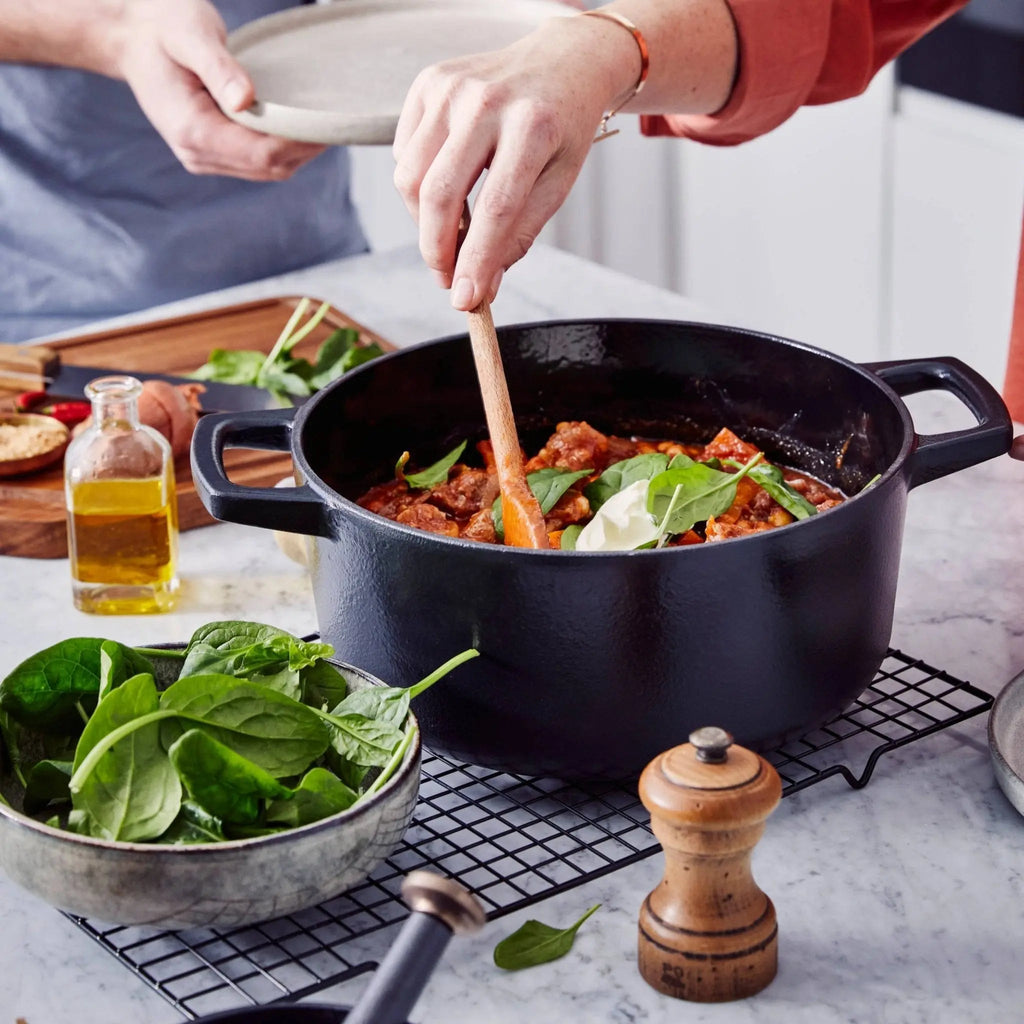Enameled Cast Iron Dutch Oven, 5 Quart