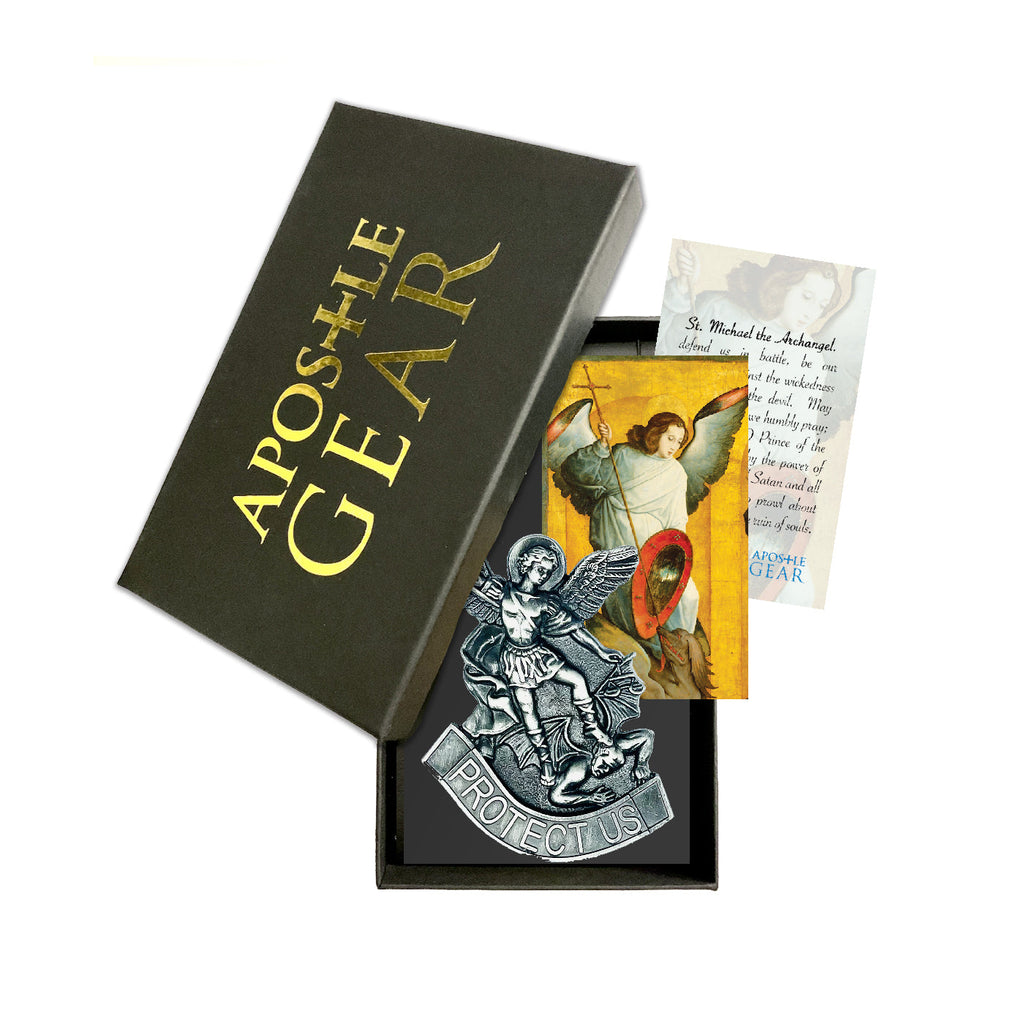 Saint Michael Visor Clip